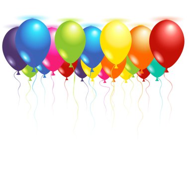 Ceiling balloons clipart