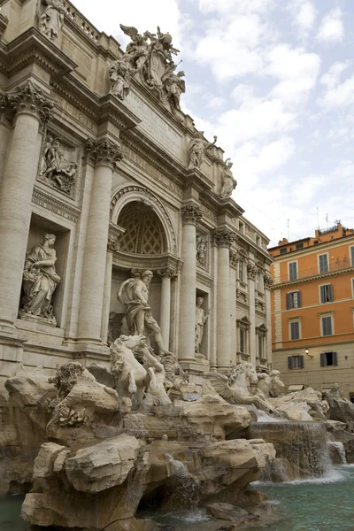 Trevi fountain in Rome — Stock Photo, Image