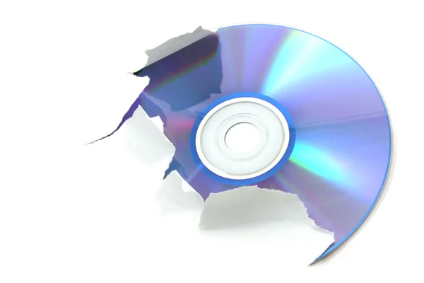 Blue cd — Stock Photo, Image