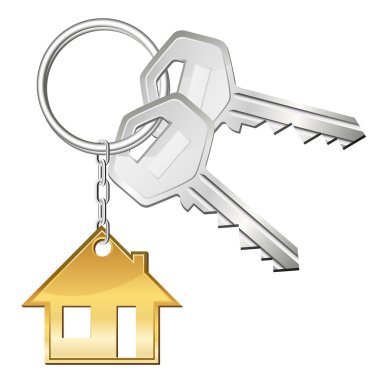 Keys for home clipart