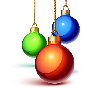 Christmas ornaments clipart