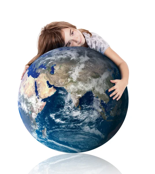 Hugging our world — Stock Photo, Image