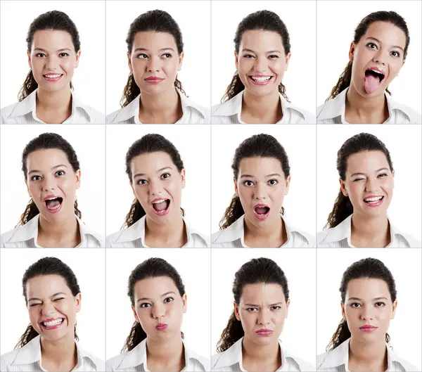 Diferent expressions — Stock Photo, Image
