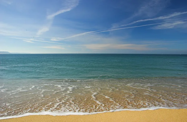 Güzel bir plaj — Stok fotoğraf