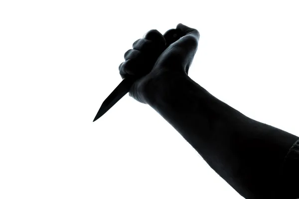 Нападение ножа — стоковое фото