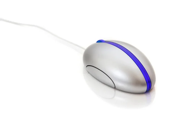 青の光学式マウス — ストック写真