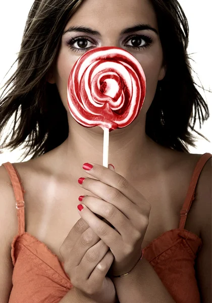 Chica Lollypop —  Fotos de Stock