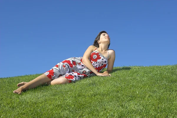 Woman relaxing — Stock Photo, Image