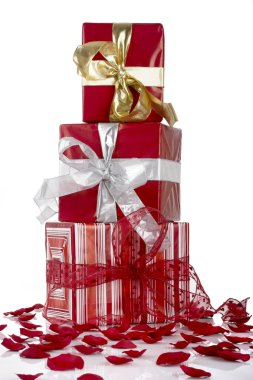 Gift boxes clipart