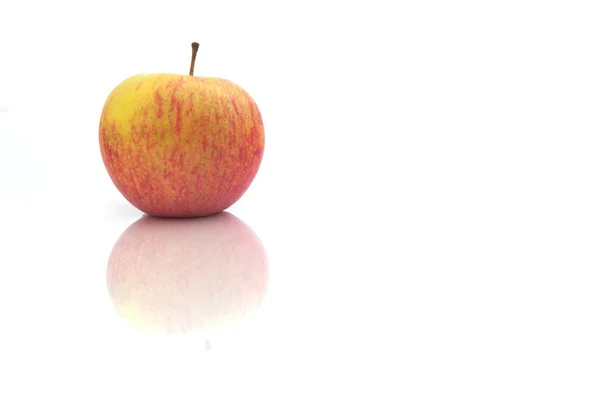 stock image Red Apple with reflection