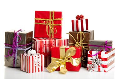 Christmas gifts clipart