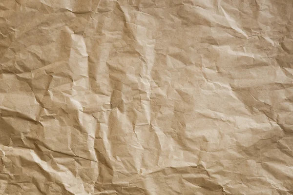 皱巴巴的老纸做的大背景 — 图库照片