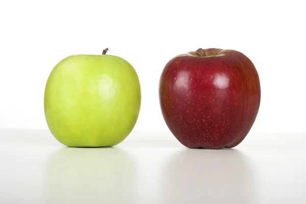 stock image Red and green apple