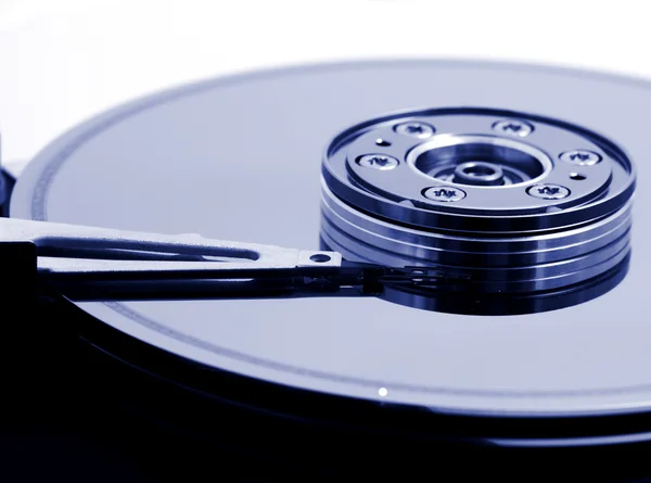 Buka Hard Disk Drive Kedalaman Field Yang Dangkal — Stok Foto