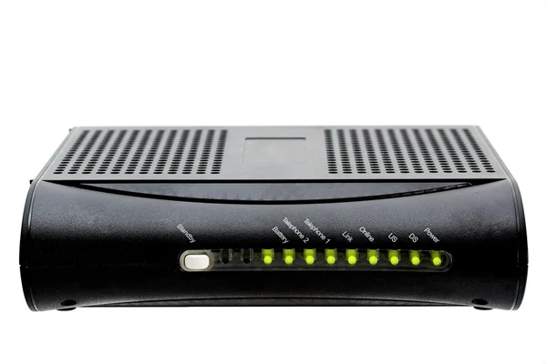 Mta Cable Modem Internet Voice Only One Equipment — Stock Photo, Image