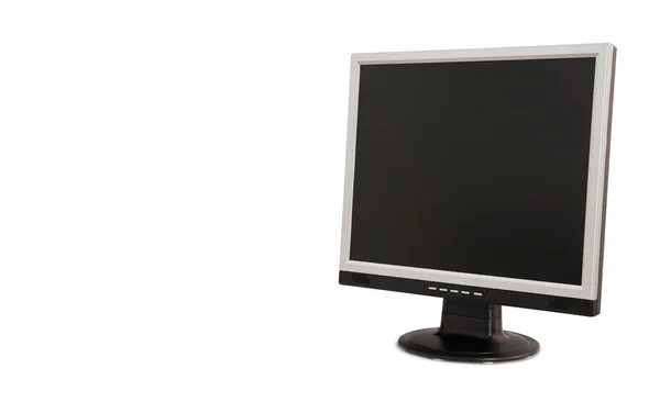 Lcd Monitor Isoliert Auf Weißem Hintergrund — Stockfoto