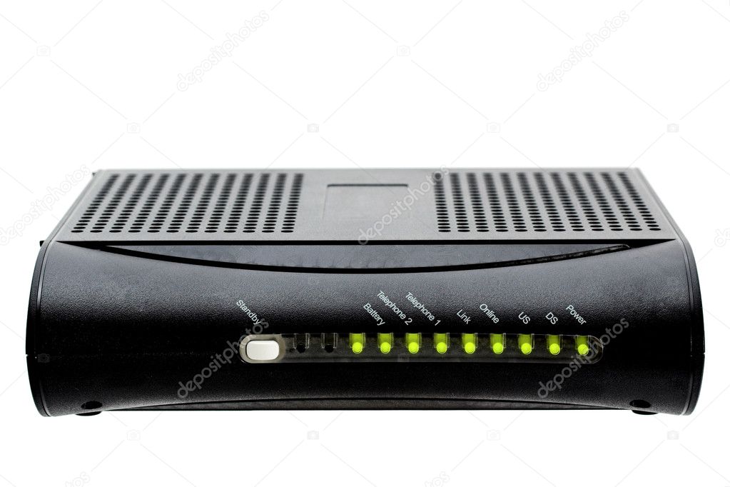 Mta Cable Modem Voice Only One Equipment Stock Photo by ©ikostudio 4939500
