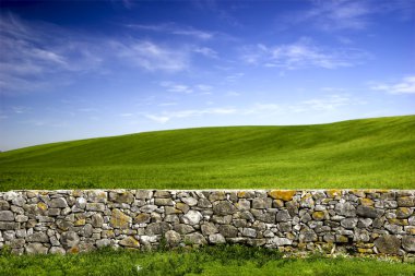 Stone wall clipart