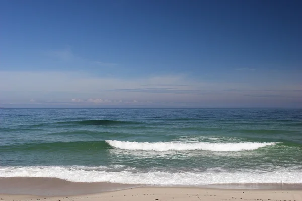 Vacker Strand Med Vit Sand Och Turkost Vatten — Stockfoto