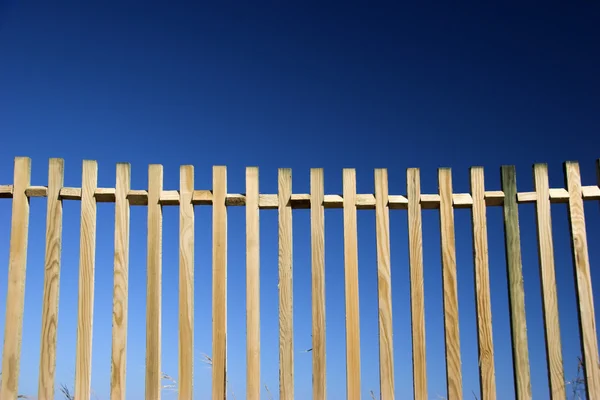 Fences in blue — Stock Photo, Image
