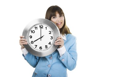 Clock Woman clipart