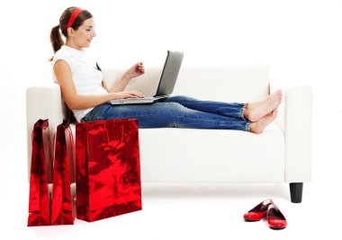 Online shopping clipart