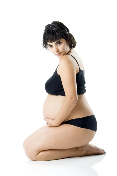孕的女人 — 图库照片