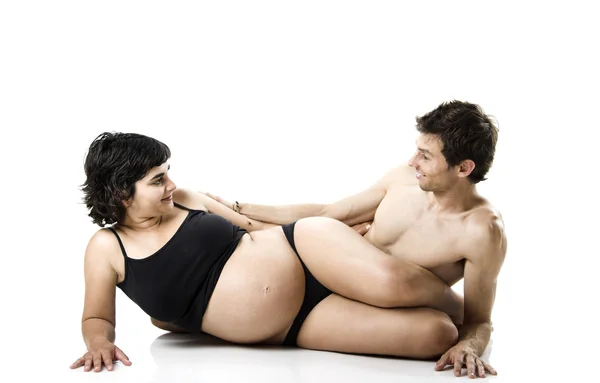 Paar verwacht een baby — Stockfoto