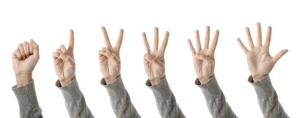 Elle sayımı — Stok fotoğraf