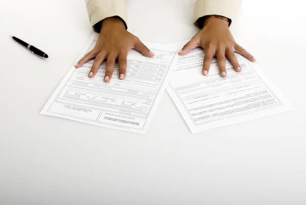 Contract paper — Stock Photo, Image