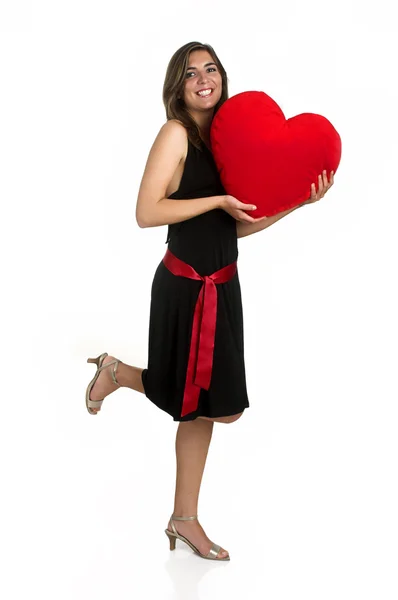 Mujer del corazón — Foto de Stock