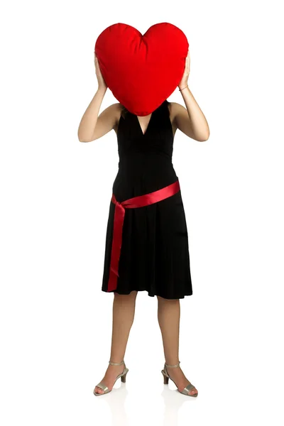 Hjärtat kvinna — Stockfoto