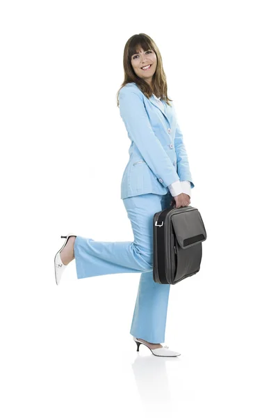비즈니스 여성 서류 가방 — 스톡 사진