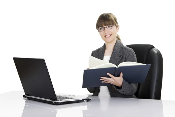 Bussiness woman working — Stock Photo, Image