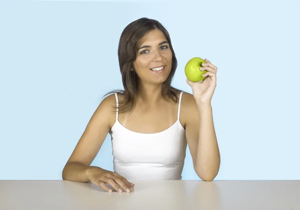 Apfelernährung — Stockfoto