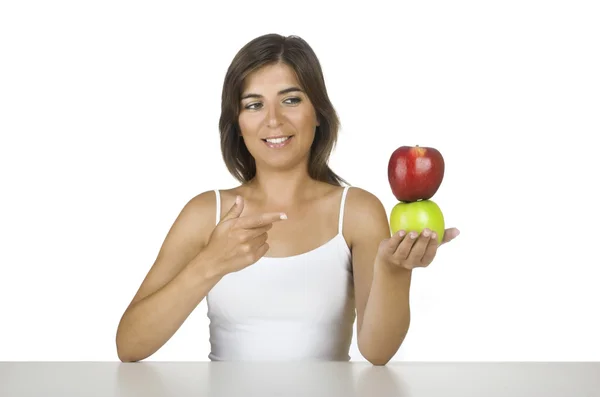 Яблучна дієта — стокове фото
