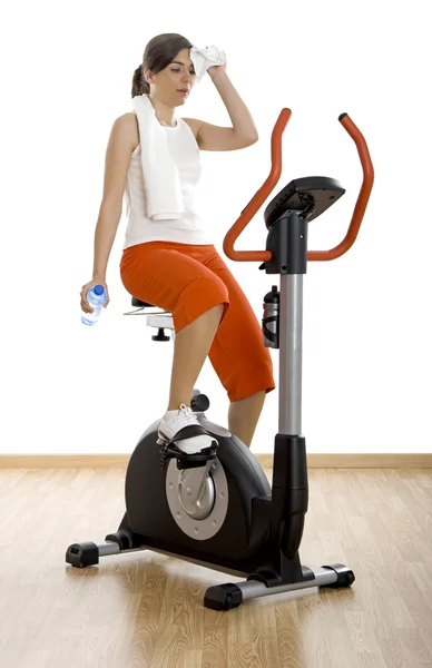 Gym exercise — Stock Photo, Image