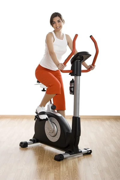 Gym exercise — Stock Photo, Image