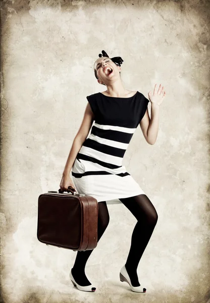 Mulher de moda posando — Fotografia de Stock