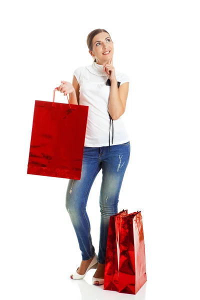 Alışveriş Kadını — Stok fotoğraf