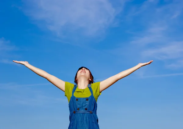 Carefree woman — Stock Photo, Image