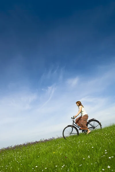 骑自行车 — 图库照片