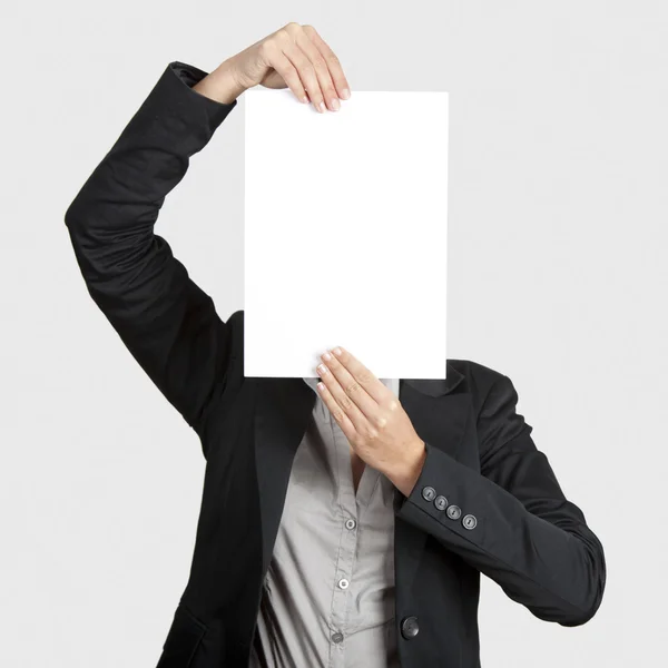 Paper face — Stock Photo, Image