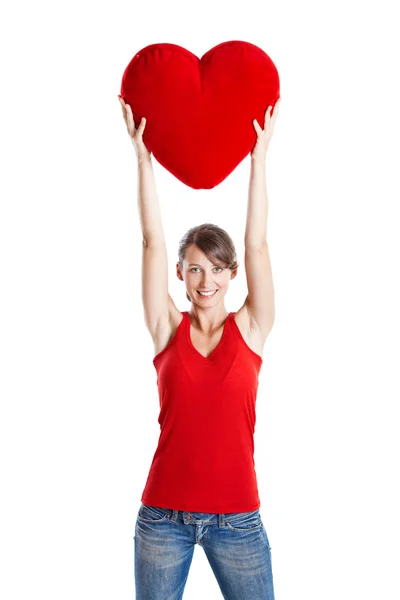 Valentine woman — Stock Photo, Image