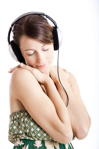 Listen music — Stock Photo, Image