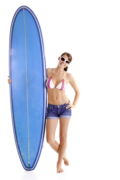 Surfer-Mädchen — Stockfoto