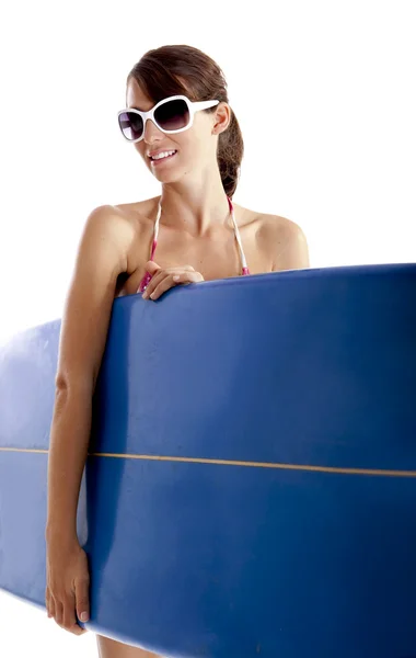 Surfařka — Stock fotografie