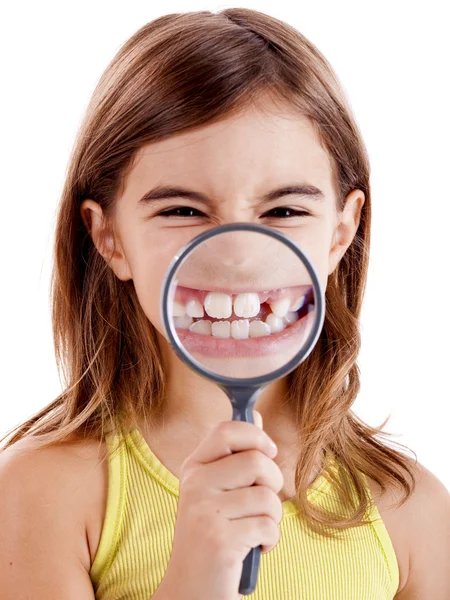 Showing teethes — Stock Photo, Image