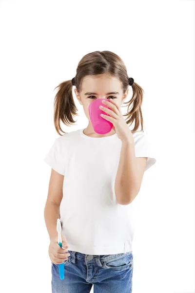 Гигиена полости рта — стоковое фото