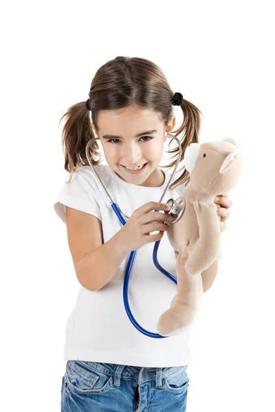 Маленька медсестра — стокове фото